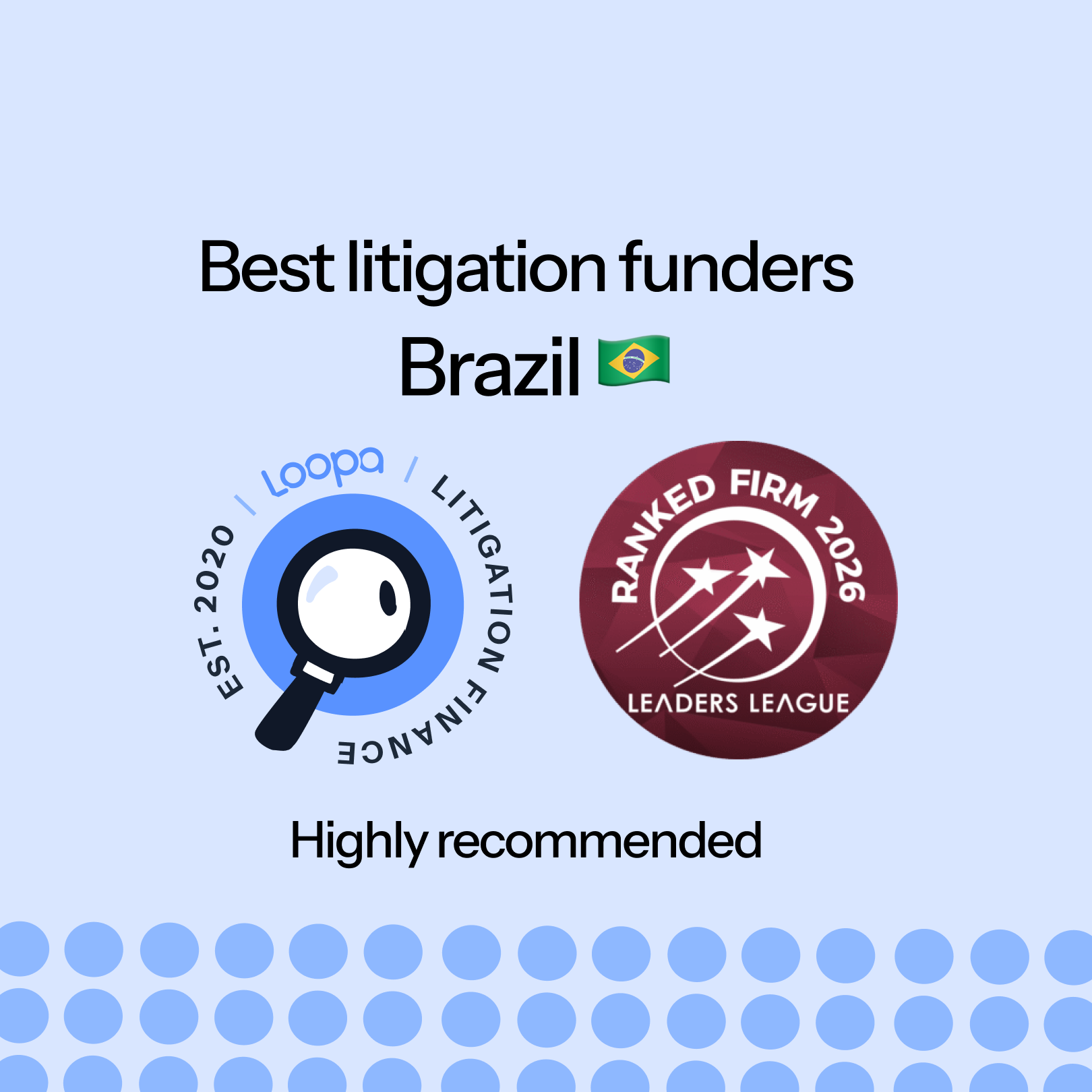 Loopa Finance 'Highly Recommended' in Brazil 🇧🇷